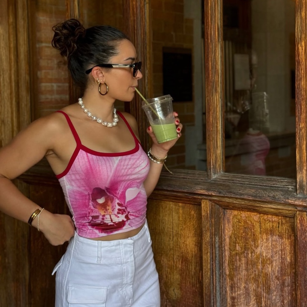 Peppermayo Orchid Floral Tank Top